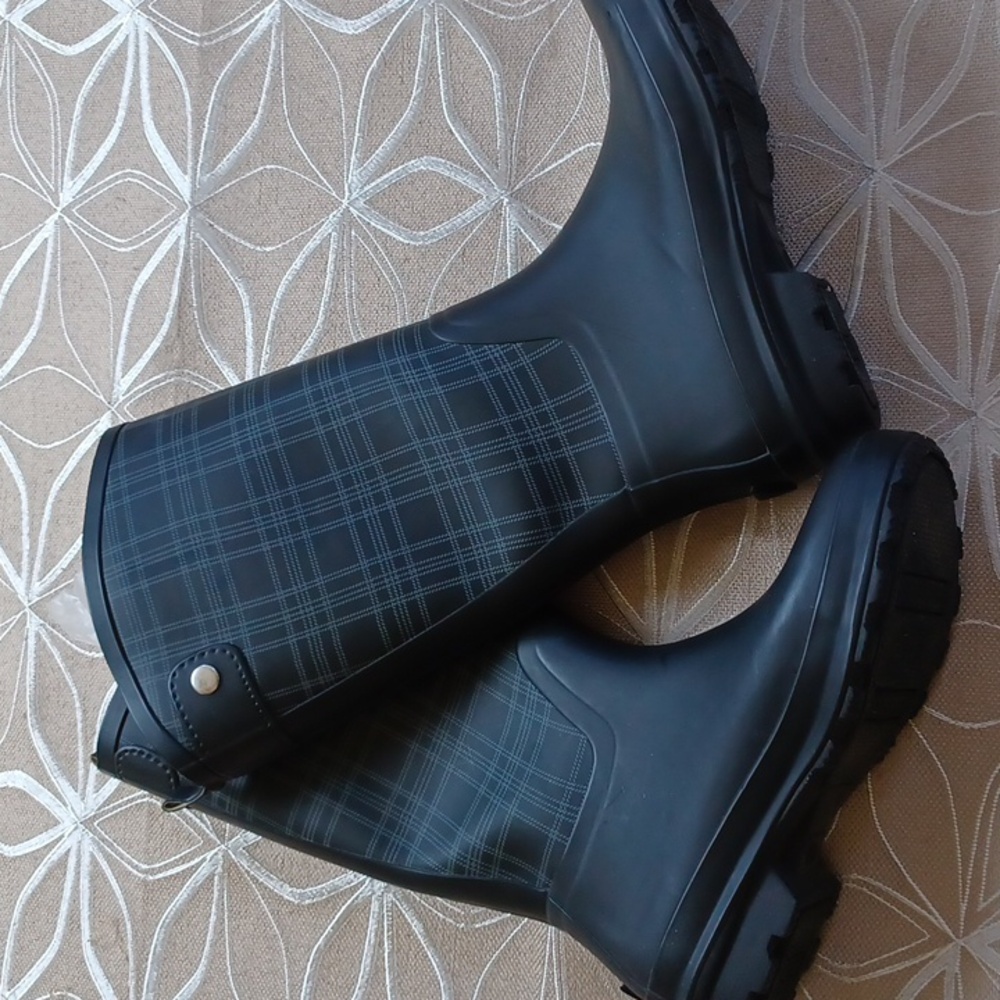 Rainboots! Over the Calf, Waterproof, Plaid